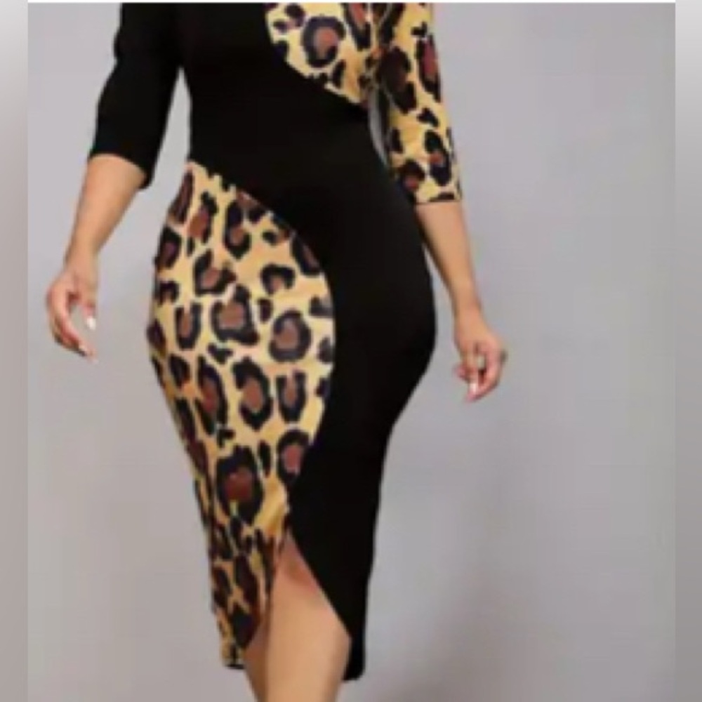 Beautiful leopard print dress